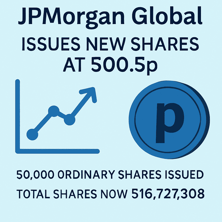 JPMorgan Issues Fresh Share at Premium in Capital Adjustment