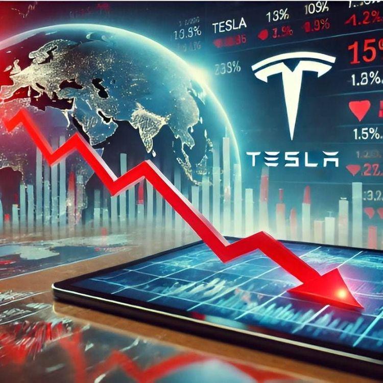Global Markets Slide: Tesla Tanks 15% Amid Trade War Fears