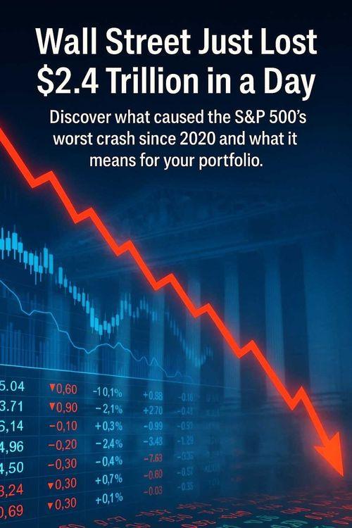  Wall Street Crash: $2.4 Trillion Erased in Hours